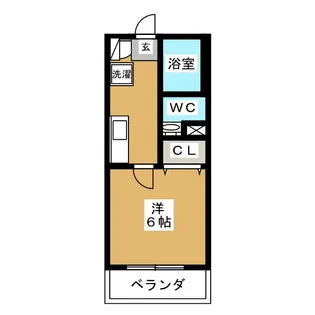 フォレストコート【2階】の間取り