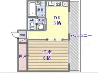 石井ビル【6階】の間取り