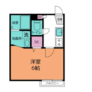 ユイマール春日部【1階】の間取り