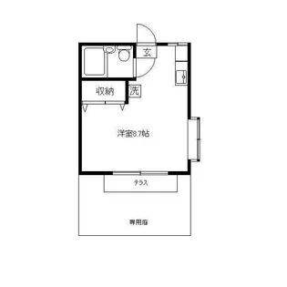 シーガル経堂【1階】の間取り