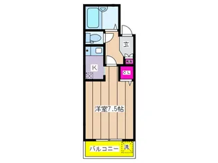 CITY LIFE 清水谷【2階】の間取り