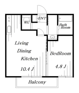 コネクトパーク2番館【1階】の間取り