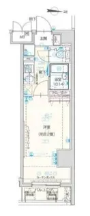 ヴェルト西大島グラーセ【12階】の間取り