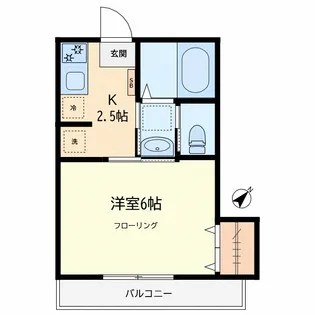 grace祐天寺【1階】の間取り