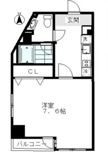 モントベルク烏山【1階】の間取り