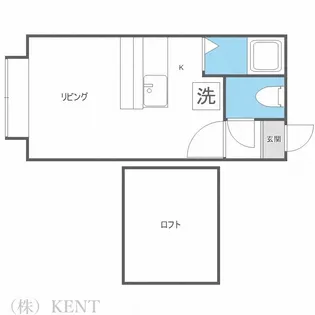 アヴィロード札幌【2階】の間取り