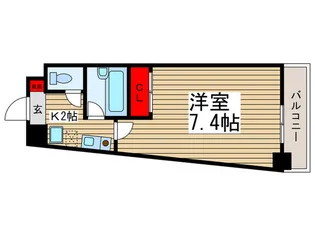アビティ東あずま【4階】の間取り
