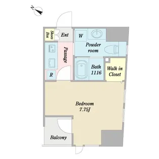 REVADD COMFORT志村坂上【9階】の間取り