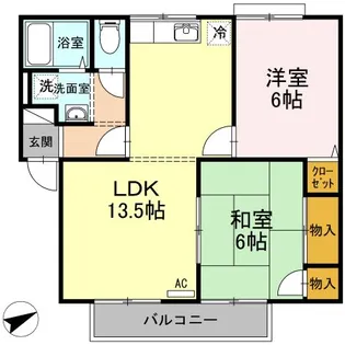スティブル B棟【2階】の間取り
