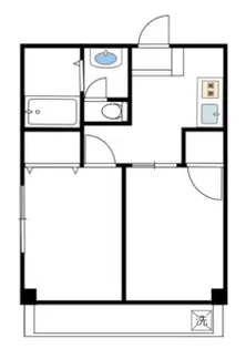 中井マンション【3階】の間取り