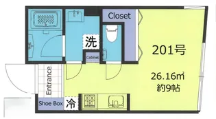 ヴェール白金台【2階】の間取り