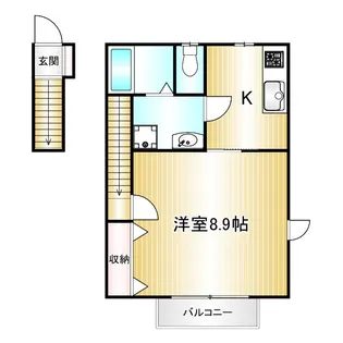 ラ・マドレーヌV【2階】の間取り