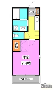 ルネスカシーラ【1階】の間取り