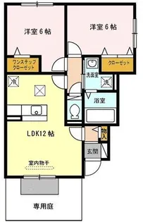 グレース・メゾン【1階】の間取り