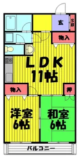 大地屋ビル【2階】の間取り