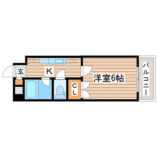 アーバンヒルズ柏木【1階】の間取り