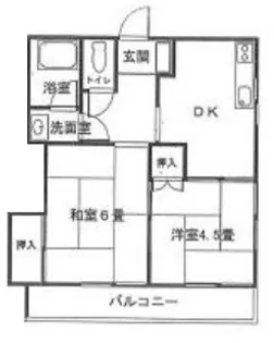 塚本マンション【2階】の間取り