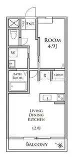 エルシフィールド【1階】の間取り