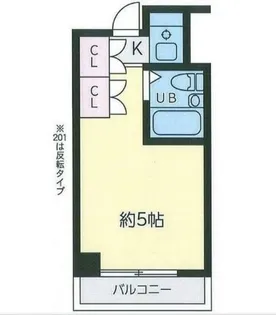 アメニティ白山【2階】の間取り