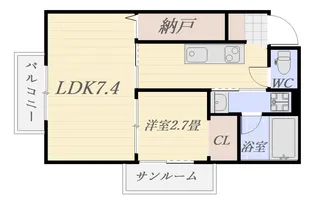 The stars mansion higashitaniyama【5階】の間取り