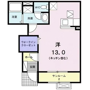 シャルマン II【1階】の間取り