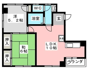 アクアシティ立川北【1階】の間取り