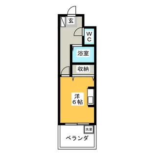 ラウンドエイト第1【3階】の間取り