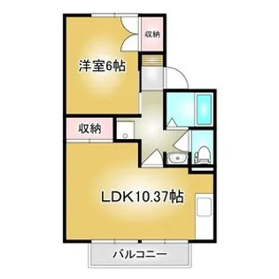 セジュール【1階】の間取り