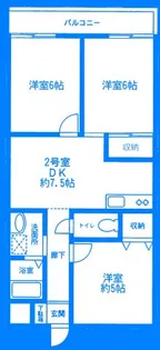 コシンヤ3【4階】の間取り