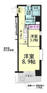 スプレンドーレ医大東 II【5階】の間取り