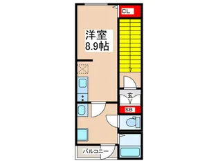 ミョンジュの家【2階】の間取り