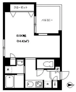 森マンションII【2階】の間取り