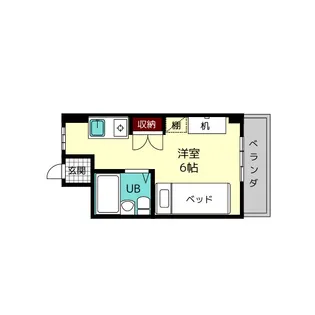 シャンクレール奈良【1階】の間取り