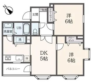 マインド和亜【5階】の間取り