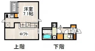 CB箱崎グレイン【1階】の間取り