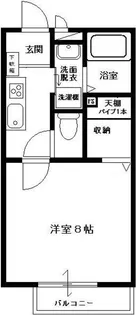 オークス夏見台【1階】の間取り