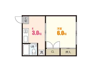 上原寮【1階】の間取り