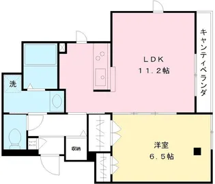 ラ・メゾン五月【3階】の間取り