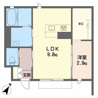 ガレンドゥ クワットロ【1階】の間取り