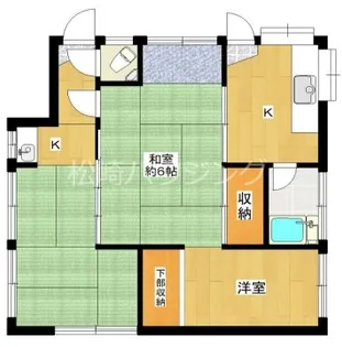 芹川荘【1階】の間取り