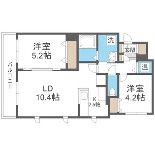 MS sora【4階】の間取り