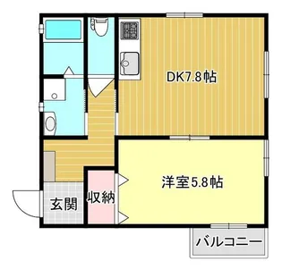 ADVANCE南方【2階】の間取り