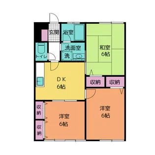 ハヤシコーポ【2階】の間取り