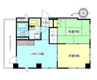 シーザーレジデンス東府中【4階】の間取り
