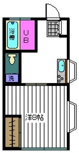 メゾンパークス【2階】の間取り