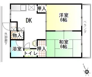 高橋コーポ【3階】の間取り