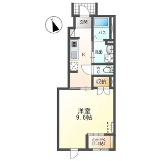 クリビアI【1階】の間取り