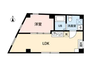 クレーヴ蒲田【2階】の間取り
