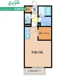 カサベルテ【1階】の間取り