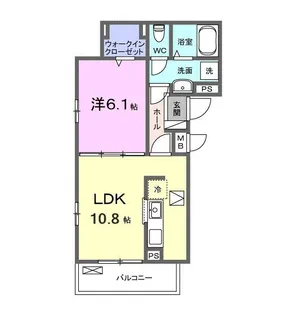 ルミエール【1階】の間取り